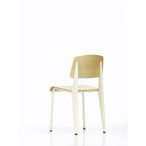 VITRA 스탠다드 체어 의자 프루베 Blanc Colombe - oak Vitra Standard chair  Prouve Blanc Colombe - oak 02726
