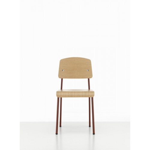 VITRA 스탠다드 체어 의자 레드 - oak Vitra Standard chair  Japanese red - oak 02725