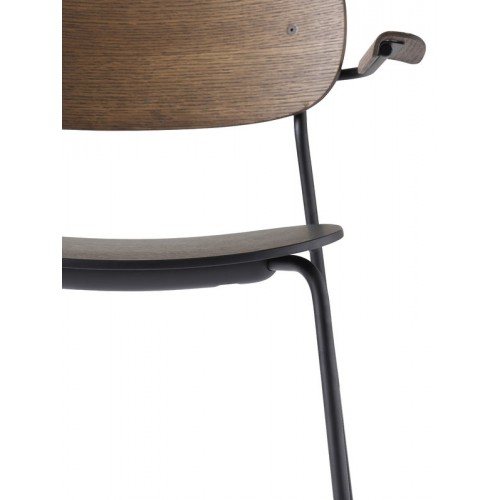 MENU Co 체어 의자 위드 암레스트 다크 stained oak MENU Co Chair with armrests  dark stained oak 02521
