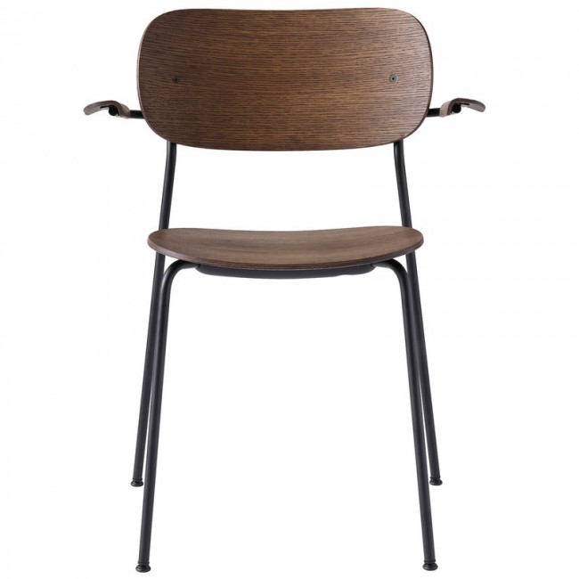 MENU Co 체어 의자 위드 암레스트 다크 stained oak MENU Co Chair with armrests  dark stained oak 02521