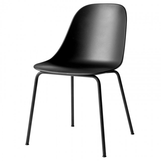 MENU 하버 다이닝 사이드 체어 블랙 - 블랙 steel MENU Harbour dining side chair  black - black steel 02476