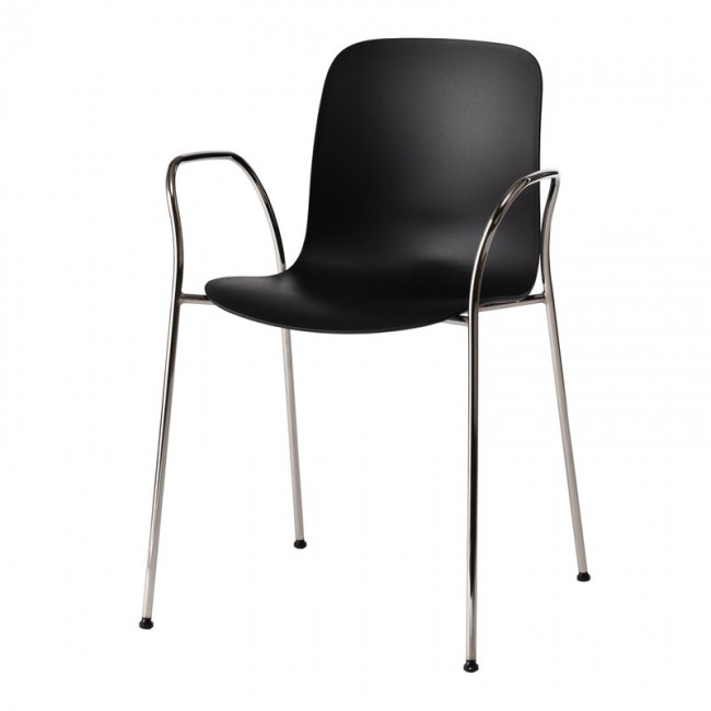 MAGIS 서브스턴스 체어 의자 with 암스 크롬 - 블랙 Magis Substance chair with arms  chrome - black 02399