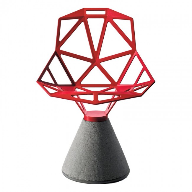 MAGIS 체어 의자_ONE concrete - red Magis Chair_One  concrete - red 02387