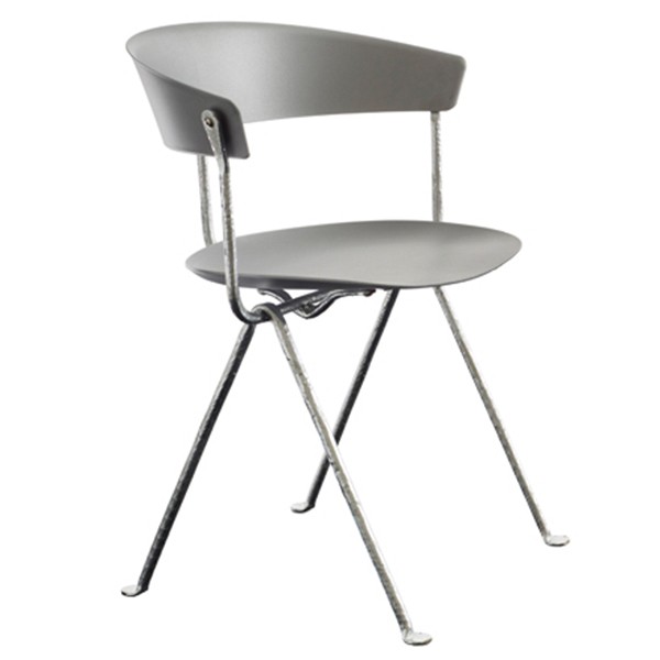 MAGIS 오피치나 체어 의자 galvanized grey 메탈리시드 Magis Officina chair  galvanized  grey metallised 02262