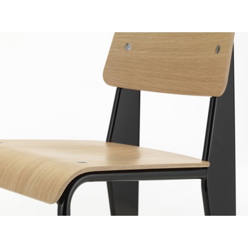 VITRA 스탠다드 체어 의자 딥블랙 - oak Vitra Standard chair  deep black - oak 01932