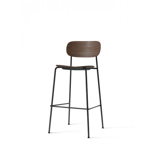 MENU Co 바 체어 75 5 cm 블랙 steel - 다크 stained oak MENU Co bar chair 75 5 cm  black steel - dark stained oak 01770