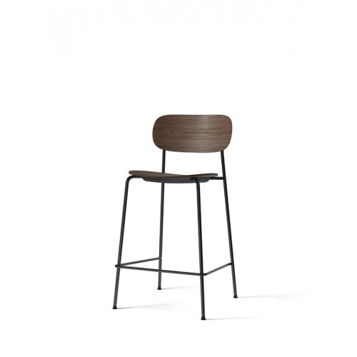MENU Co 카운터 체어 65 5 cm 블랙 steel - 다크 stained oak MENU Co counter chair 65 5 cm  black steel - dark stained oak 01768