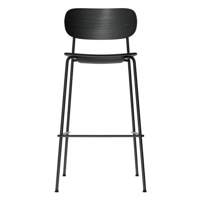 MENU Co 바 체어 75 5 cm 블랙 steel - 블랙 오크 MENU Co bar chair 75 5 cm  black steel - black oak 01767