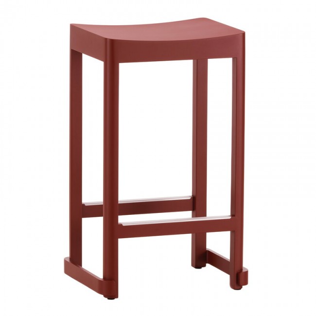 ARTEK 아뜰리에 bar 스툴 65 cm 다크 red Artek Atelier bar stool  65 cm  dark red 01604