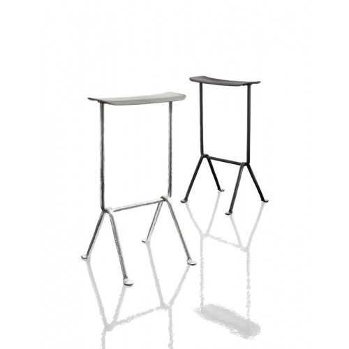MAGIS 오피치나 bar 스툴 미디움 galvanized 블랙 Magis Officina bar stool  medium  galvanized  black 01545