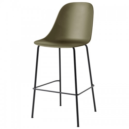 MENU 하버 bar 사이드 체어 75 cm olive - 블랙 steel MENU Harbour bar side chair 75 cm  olive - black steel 01437