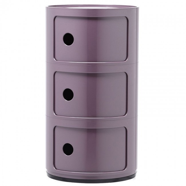 KARTELL 콤포니빌리 스토리지 유닛 3 modules 퍼플 Kartell Componibili storage unit  3 modules  purple 01118