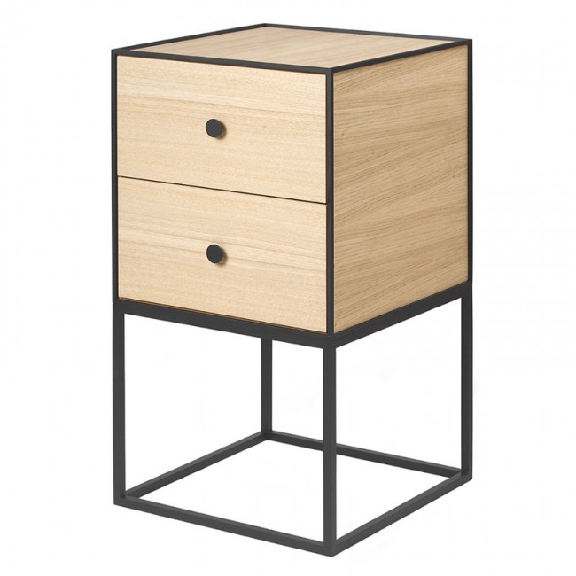 BY LASSEN 바이라센 Frame 35 사이드BOARD with 2 drawers oak BY39411