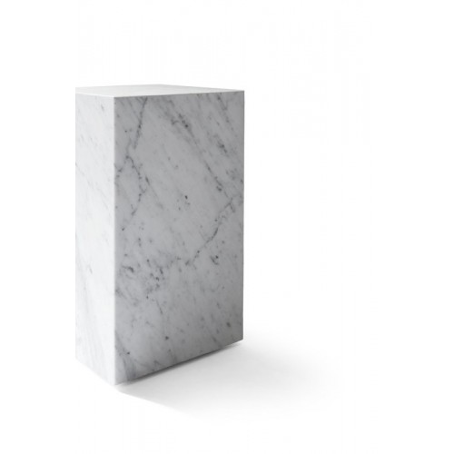 MENU Plinth 테이블 high 화이트 카라라 마블 MENU Plinth table  high  white Carrara marble 00684