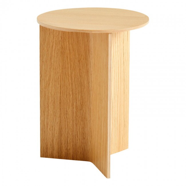 HAY 헤이 Slit Wood 테이블 35 cm high 래커 oak HA944035-100