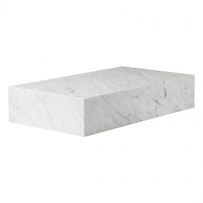 MENU Plinth Grand 테이블 화이트 카라라 마블 MENU Plinth Grand table  white Carrara marble 00493