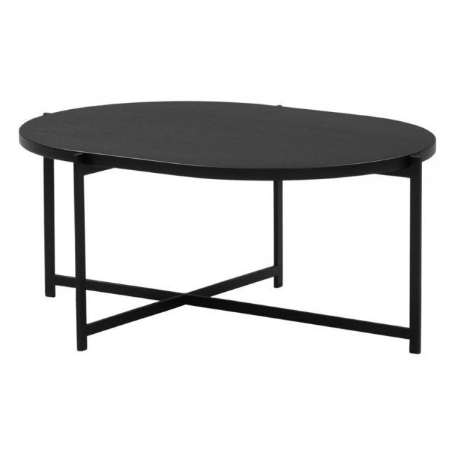 Interface Pilleri coffee 테이블 60 x 80 cm 블랙 - oak IF-PILLERI-CT-60X80-BLACKOAK-BLACK