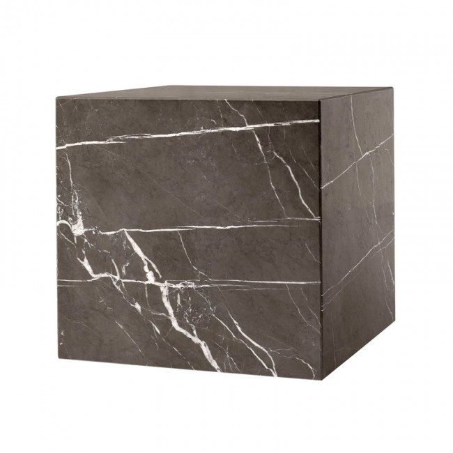 MENU Plinth 테이블 cube 브라운 Kendzo marble MENU Plinth table  cube  brown Kendzo marble 00347