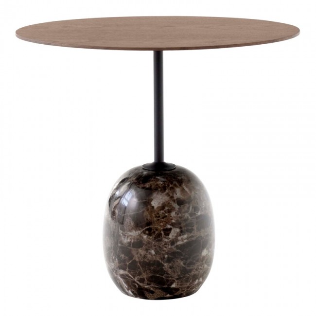 &TRADITION 앤트레디션 Lato LN9 coffee 테이블 walnut - Emperador marble TR86202196