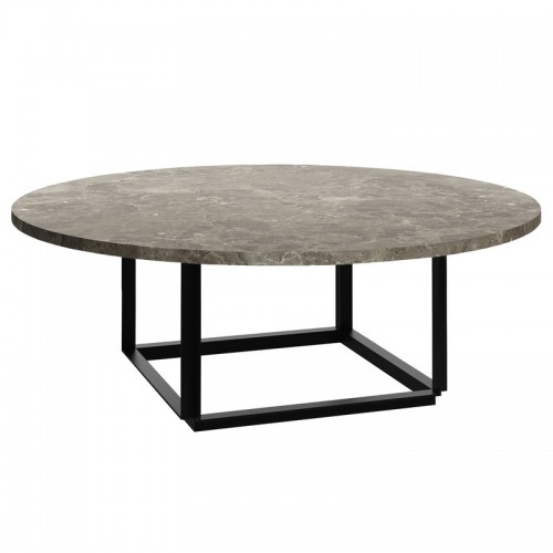 NEW WORKS 뉴 웍스 Florence coffee 테이블 90 cm 블랙 - grey marble NW40763