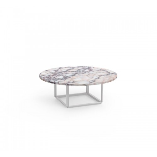 NEW WORKS 뉴 웍스 Florence coffee 테이블 90 cm 화이트 - marble Viola NW40767-40753