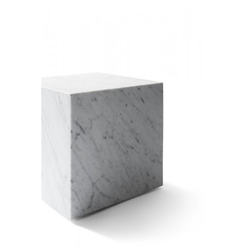 MENU Plinth 테이블 cube 화이트 카라라 마블 MENU Plinth table  cube  white Carrara Marble 00016