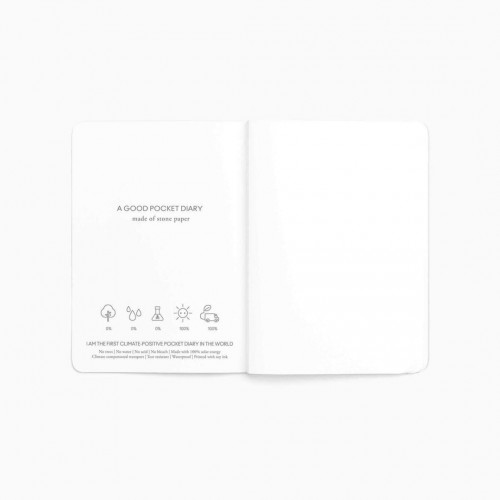 어 굿 컴퍼니 A Good Notebook A6 3-pack Snow 화이트 A Good Company A Good Notebook A6 3-pack  Snow White 01760