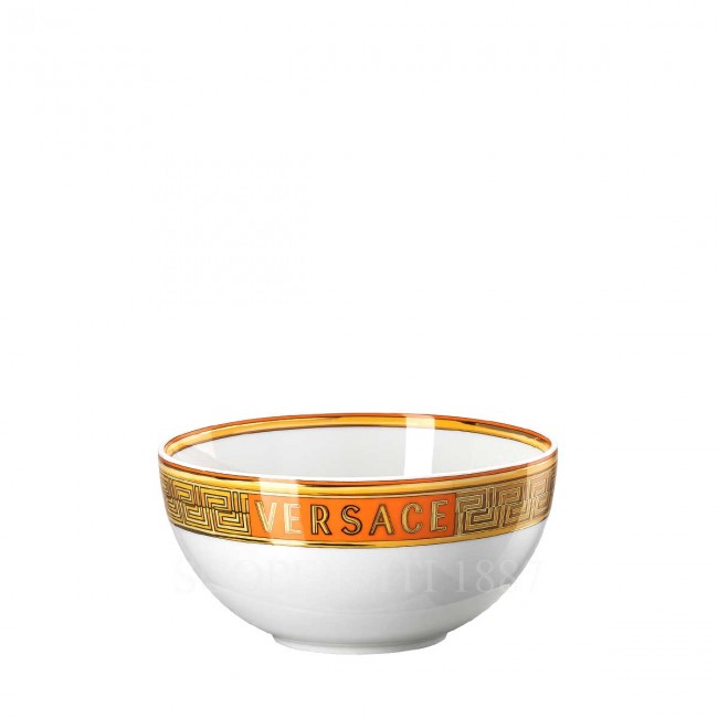 베르사체 Soup 볼 메두사 Amplified 오렌지 Coin Versace Soup Bowl Medusa Amplified Orange Coin 02504