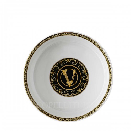 베르사체 샐러드볼 22 cm Virtus Gala 블랙 Versace Salad Bowl 22 cm Virtus Gala Black 02469