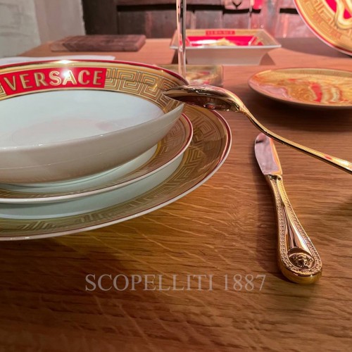 베르사체 디저트접시 메두사 Amplified 골든 Coin Versace Dessert Plate Medusa Amplified Golden Coin 02404