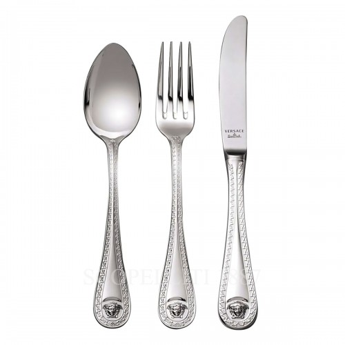 베르사체 Dinner Fork 메두사 커트러리 실버 접시 Versace Dinner Fork Medusa Cutlery Silver Plated 02211