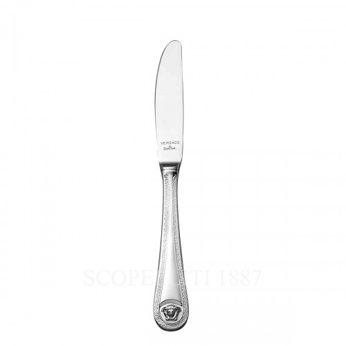 베르사체 디저트 칼 메두사 커트러리 실버 접시D Versace Dessert Knife Medusa Cutlery Silver Plated 02207