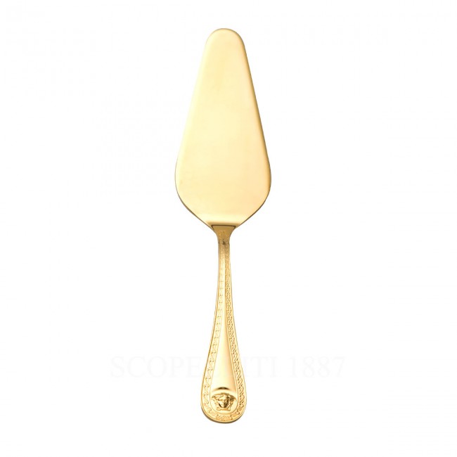 베르사체 케이크 Shovel 메두사 커트러리 골드 접시 Versace Cake Shovel Medusa Cutlery Gold Plated 02180
