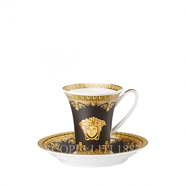 베르사체 에스프레소 컵 I love Baroque 블랙 Versace Espresso Cup I love Baroque Black 02154