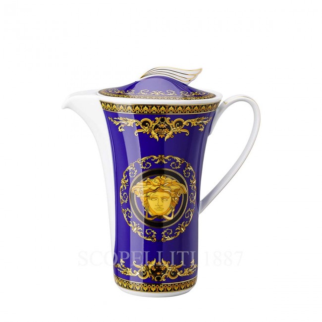 베르사체 Coffee Pot 메두사 블루 Versace Coffee Pot Medusa Blue 02116
