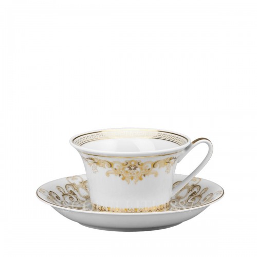 베르사체 6 Tea Cups and 소서 Gift Set 메두사 Gala Versace 6 Tea Cups and Saucers Gift Set Medusa Gala 02058