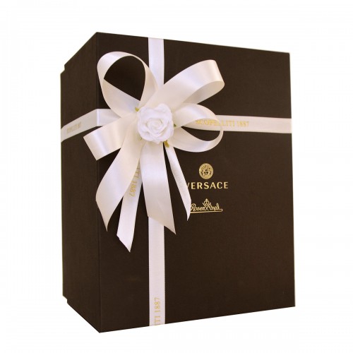 베르사체 6 Tea Cups and 소서 Gift Set 메두사 Gala 골드 Versace 6 Tea Cups and Saucers Gift Set Medusa Gala Gold 02056