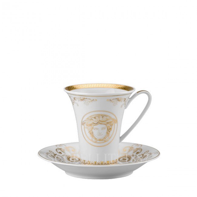베르사체 Coffee 컵앤소서 메두사 Gala 골드 Versace Coffee Cup and Saucer Medusa Gala Gold 02015