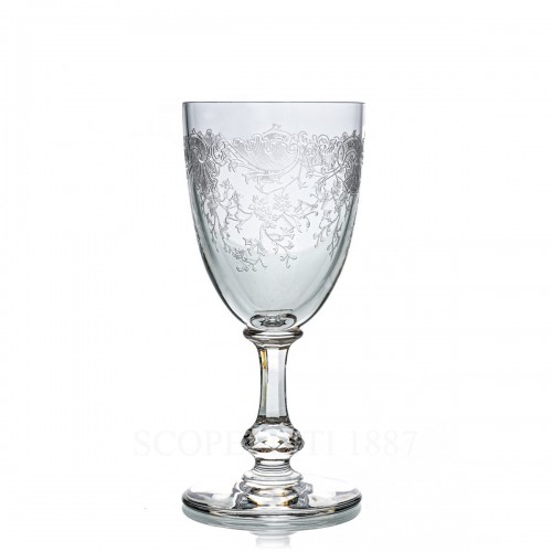 SAINT LOUIS Cleo Wine 버건디 크리스탈 글라스 Saint Louis Cleo Wine Burgundy Crystal Glass 01718