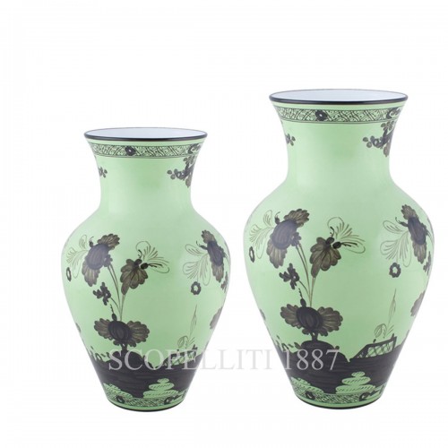 GINORI 1735 라지 Ming 화병 꽃병 오리엔트E Italiano Bario Ginori 1735 Large Ming Vase Oriente Italiano Bario 01489