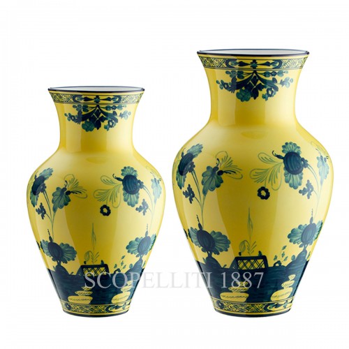 GINORI 1735 라지 Ming 화병 꽃병 오리엔트E Italiano Citrino Ginori 1735 Large Ming Vase Oriente Italiano Citrino 01479