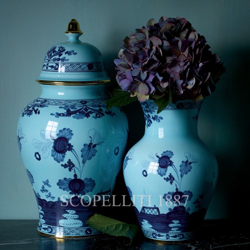 GINORI 1735 라지 Ming 화병 꽃병 오리엔트E Italiano Iris Ginori 1735 Large Ming Vase Oriente Italiano Iris 01459