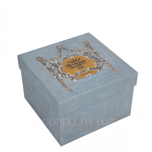 GINORI 1735 Ginori Round Box with Lid Catene 블루 Ginori 1735 Ginori Round Box with Lid Catene Blue 01433