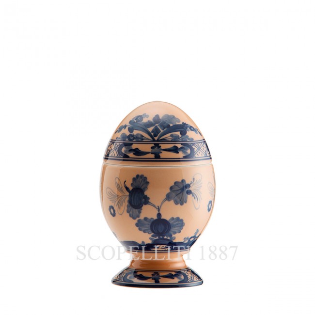 GINORI 1735 Small 커버ED 에그 오리엔트E Italiano Cipria Ginori 1735 Small Covered Egg Oriente Italiano Cipria 01354