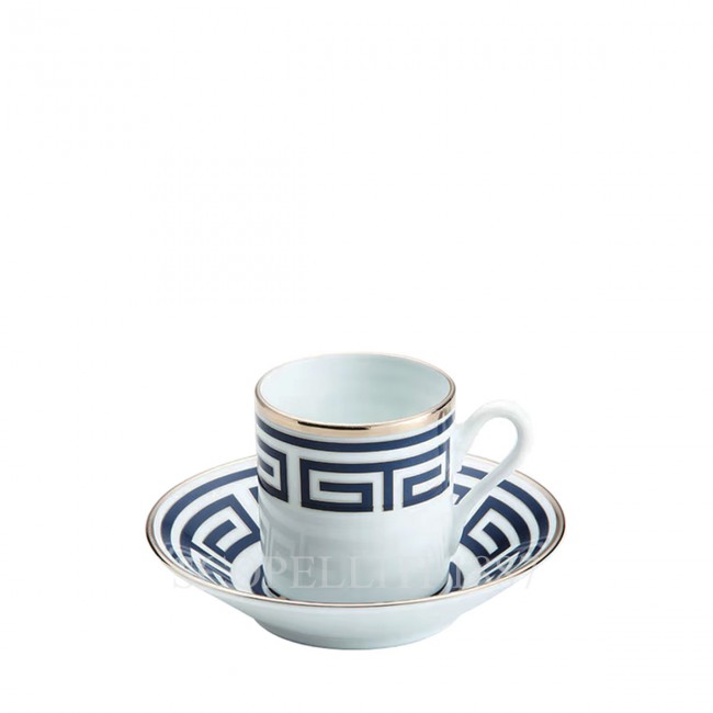 GINORI 1735 Coffee 컵앤소서 Labirinto 블루 Ginori 1735 Coffee Cup and Saucer Labirinto Blue 01027