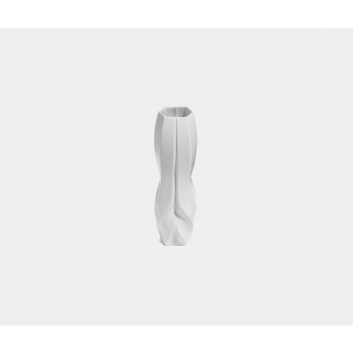 자하 하디드 디자인 Braid 화병 꽃병 미디움 화이트 Zaha Hadid Design Braid vase  medium  white 01001