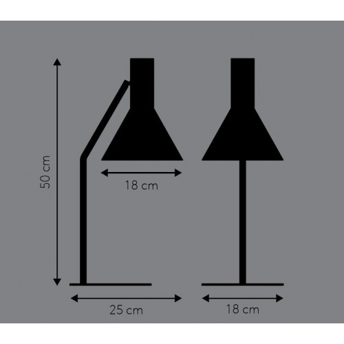 프랜슨 Lyss 테이블조명/책상조명 매트 블랙 Frandsen Lyss table lamp Matted black 32303