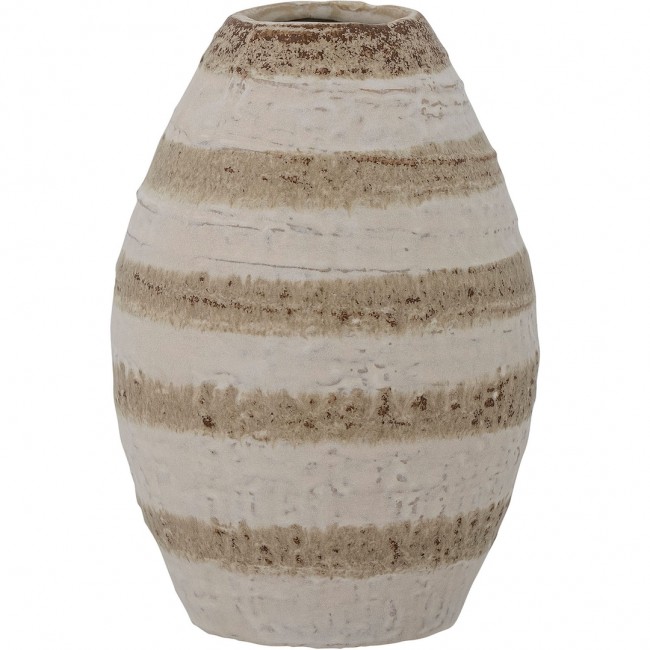 블루밍빌 Charlen 화병 꽃병 스톤웨어 H17 cm 네츄럴 Bloomingville Charlen Vase Stoneware H17 cm  Natural 08274