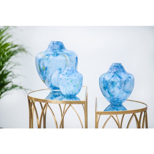 매그노 Unik 화병 꽃병 블루 31 cm Magnor Unik Vase Blue 31 cm 08223