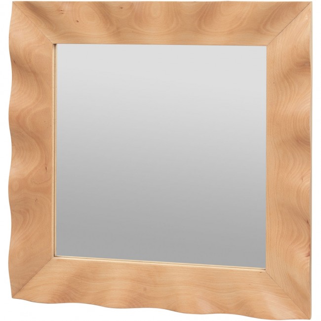 브로스테코펜하겐 Wavy 거울 70x70 cm 네츄럴 브라운 Broste Copenhagen Wavy Mirror 70x70 cm Natural Brown 08199